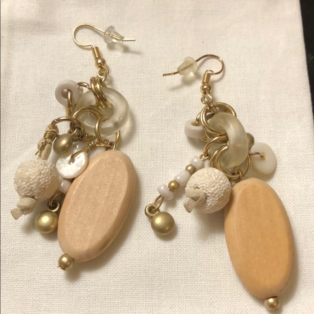 Dangle Earrings circle shape fine jewelry